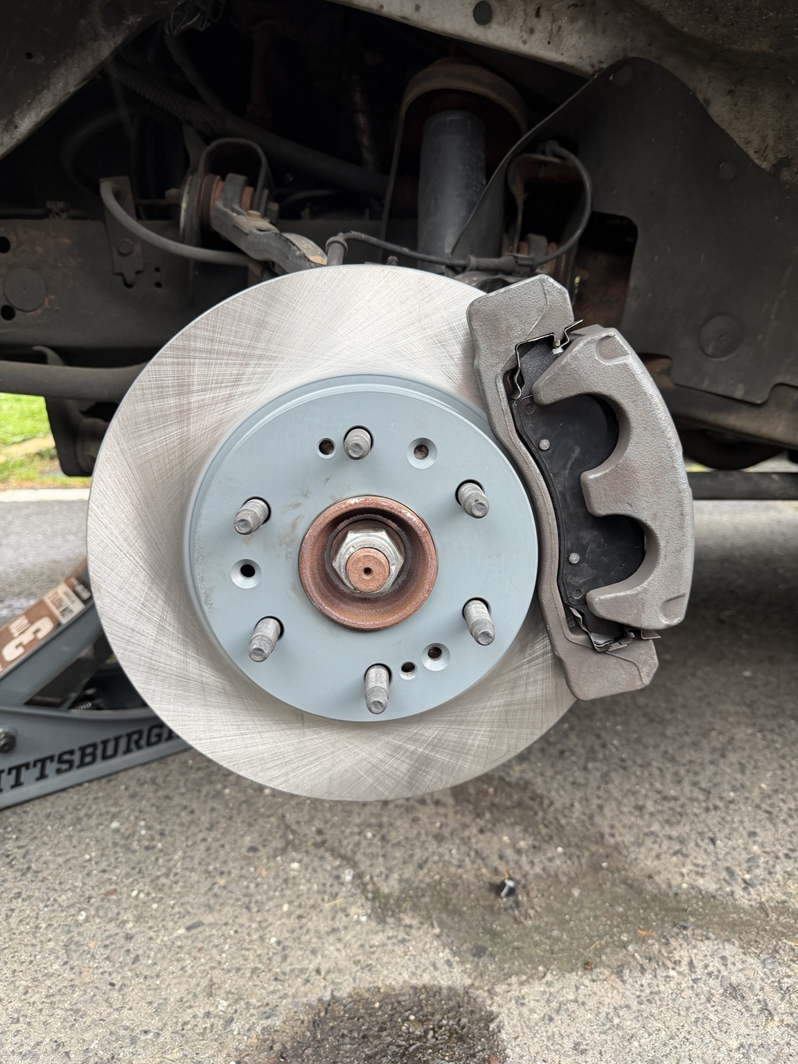 New brake rotor and brake service